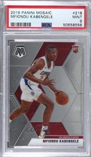 2019-20 Panini Mosaic Rookies Mfiondu Kabengele #218 PSA 9 MINT 8d2