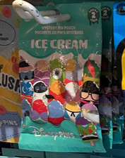 Auténtico 2026 Disney Ice Cream Serie 2 Misterioso Pin Bolsa 5 Pin Bolsa Sellada Nuevo