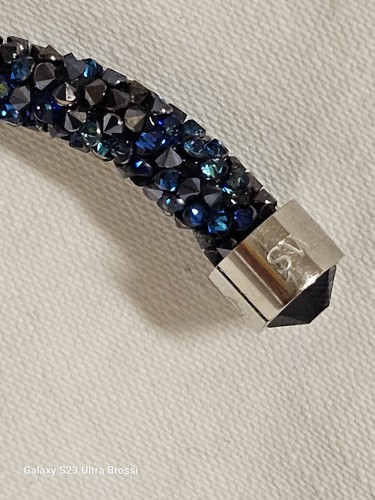 Swarovski Crystal Armspanger Sternenstaub Dunkelblau facettiert Bracelet - Bild 10 von 14