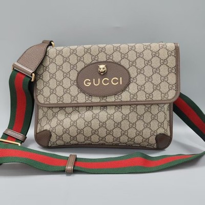Gucci GG Supreme Neo Vintage Three Lines Cross Bag YY022 26.06.29