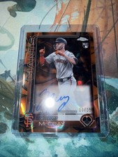 GRANT MCCRAY 2025 TOPPS CHROME ROOKIE LAVA LAMP AUTO ORANGE BLACK REFRACTOR /35