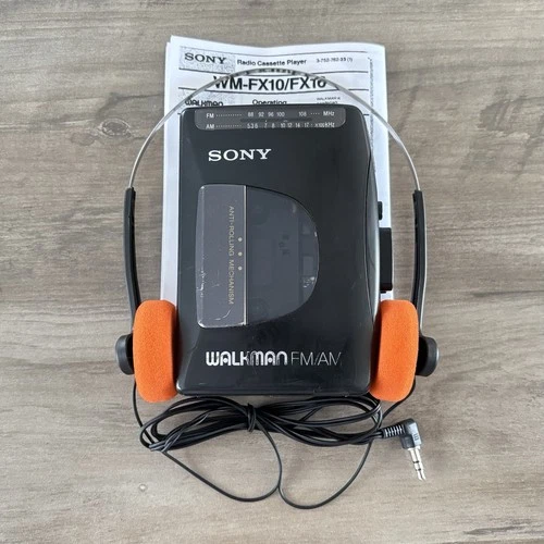 Sony Walkman WM-FX10 AM/FM Cassette Player - New Belt - Reconditioned
