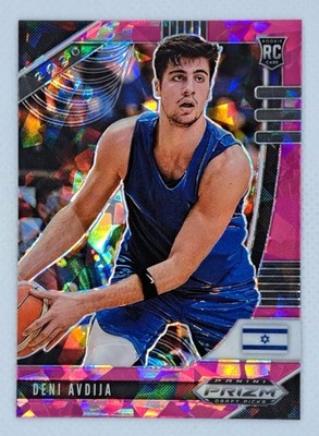 Deni Avdija 2020-21 Panini Prizm Draft Picks Pink Cracked Ice Trail Blazers #6