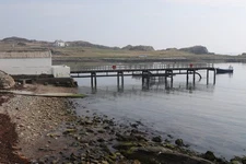 Photo A3 Lagavulin Pier On the loch side of the distillery c2019