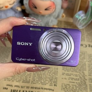 Sony DSC-W630 CCD Digital Camera 16.1MP 5x Optical Zoom Purple Fast shipping