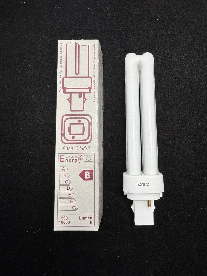 ⚡️9-pack⚡️ BIAX D 18W 2 PIN F18DBXT4/SPX30 COMPACT FLUORESCENT LAMPS🐕 - Image 3 of 4