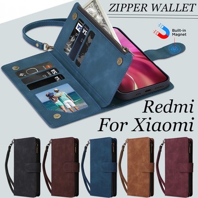 For Xiaomi POCO X5 PRO M6 M3 Redmi Note 14 13 12 Case Wallet Leather Flip Cover