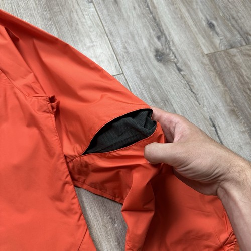 Odlo Audi Swiss Ski Team Switzerland Lite Windbreaker Jacket Orange Mens Size XL - Picture 7 of 10
