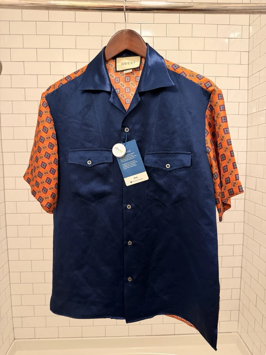 Gucci Silk Casual Button-Down Shirts for Men for sale - eBay