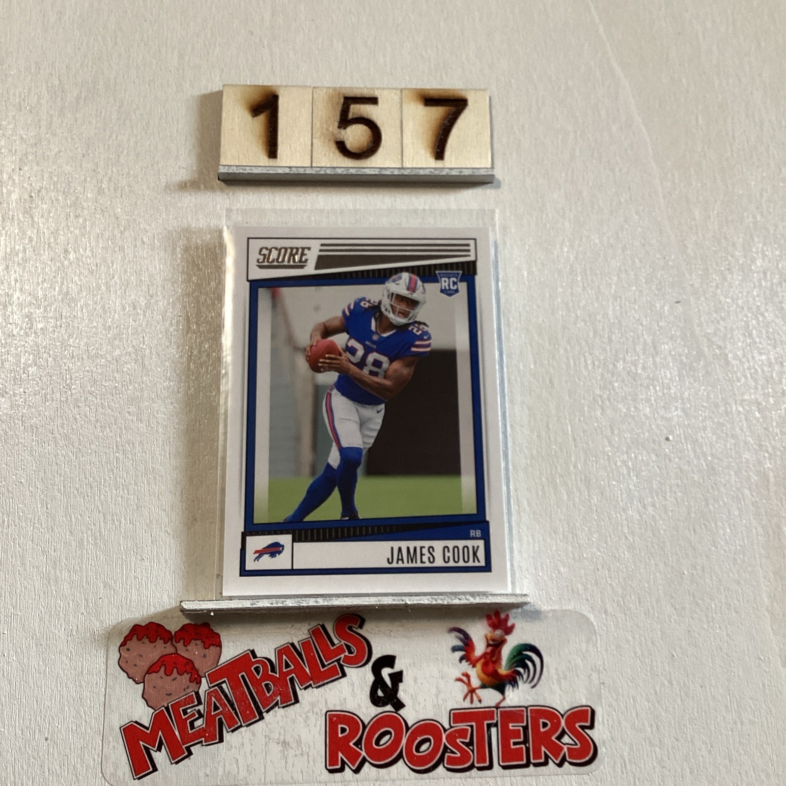 2022 Score James Cook #334 Rookie