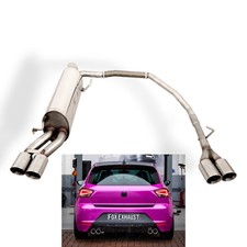 FOX Sportauspuff Endschalldämpfer rechts links je 2x76 für Seat Ibiza V KJ 1.5l