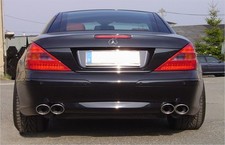 FOX Sportauspuffanlage Mercedes SL-Klasse R230, Bj. 2001-2006, 2x115x85mm re/li FOX Sportauspuffanlage Mercedes SL-Klasse R230, Bj. 2001-2006, 2x115x85mm re/li