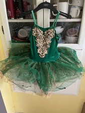 Revolution Dance Costume Medium Child Mc Green Tutu Ballet