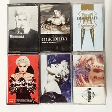Madonna Cassette Lot Of 6 All Tested Like A Virgin, Like A Prayer, Immaculate