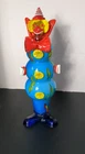 Vintage Murano Venetian Art Glass Clown 14" Figurine Hand Blown Italian Decor