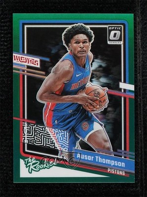 2023 Panini Donruss Optic The Rookies Green Prizm 1/5 Ausar Thompson #5 RC 16wc
