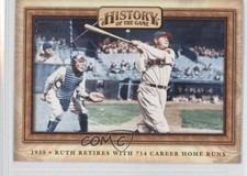 2010 Topps History of the Game Babe Ruth #HOTG13 HOF 9cp