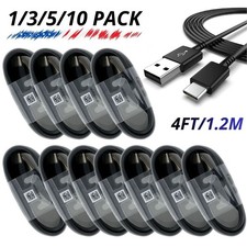 USB Type C Cable 4FT Fast Charger Charging Cord For Samsung Galaxy Android Phone