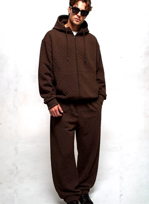 Adidas  Sweathose  Monogram Frottee loose fit braun Gr. M - Bild 1 von 3