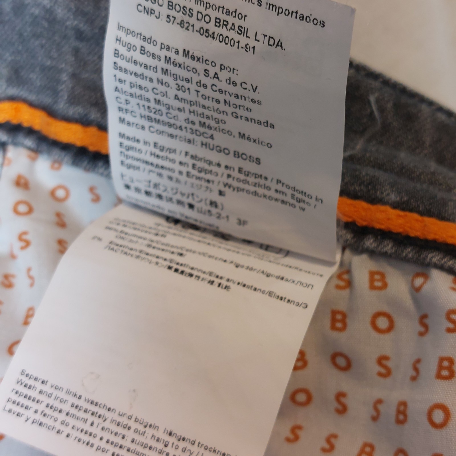 HUGO BOSS Men's Delaware Stretch Straight Medium Grey Jeans W36 L34 thumbnail 13