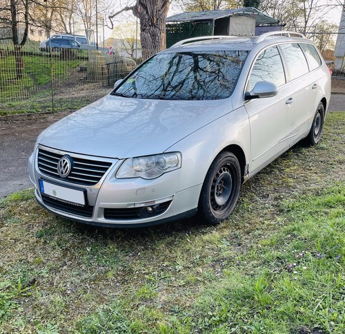 HIGHLINE Passat Variant B6 2.0 TDI Unikat beige Leder 522kkm :) Bj 2009 Silber