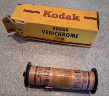 Vintage Kodak Verichrome V127 Roll Film Expired 1949 in KODAK Box 1 5/8 x 2 1/2