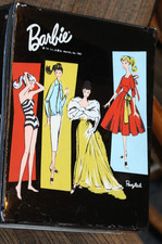  VINTAGE 1961 BARBIE DOUBLE WIDE DOLL CASE--VIEW PHOTOS FOR CONDITION 1-22-C