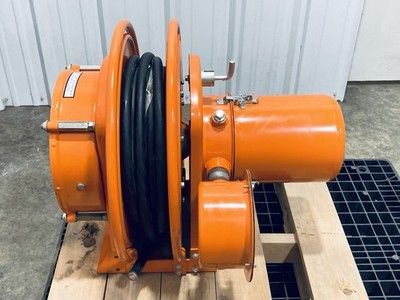 GLEASON MMD211001-47-13-1-CSA 30FT Heavy Duty Cable Reel 75A 150FPM 8AWG 4-Cond.
