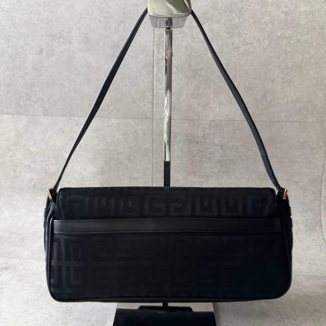 GIVENCHY Logo Pattern Leather Canvas Shoulder Bag… - image 11