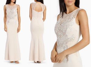 lipsy sequin bust wrap maxi dress