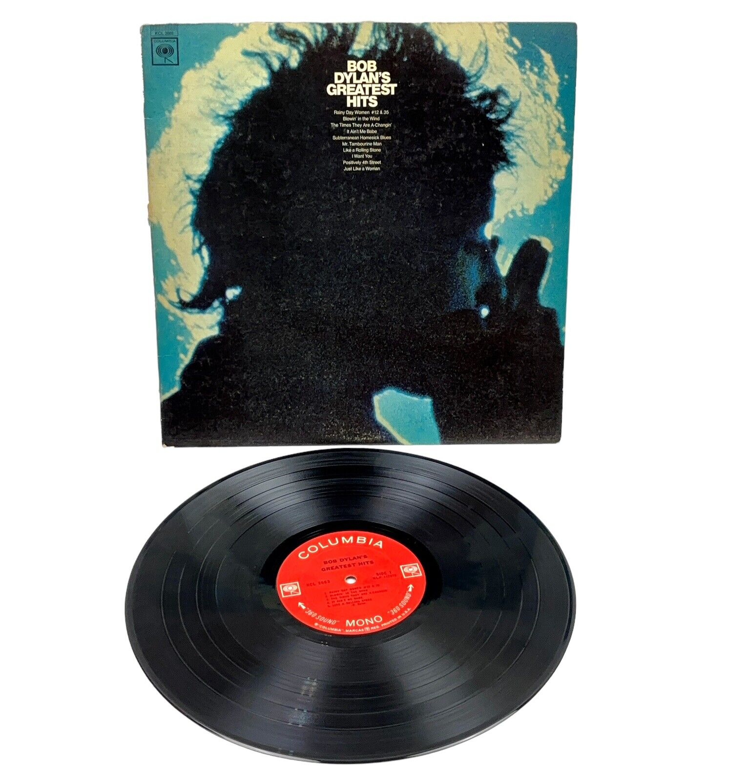 Bob Dylan Greatest Hits 1967 Columbia Mono Press KCL-2663 360 Sound Label VG/VG