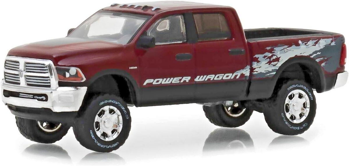 1:64 GreenLight HOBBY 2016 Dodge 2500 Ram Power Wagon, Red Pearl