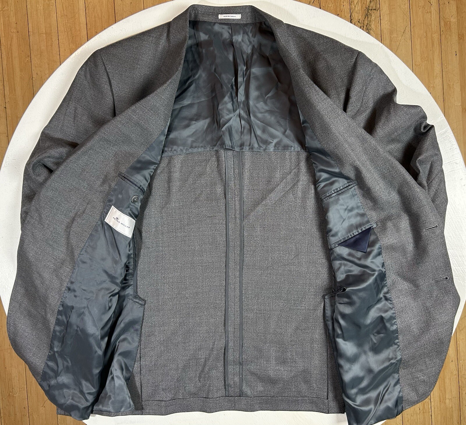 PETER MILLAR Men Size 54T Hyperlight 99% Wool Bla… - image 3