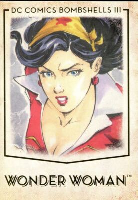 DC Comics Bombshells 3 Gold Base #02 Wonder Woman