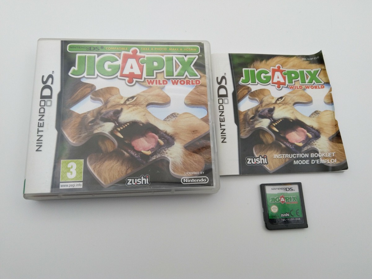 Jigapix: Wild World - Nintendo DS - 2DS 3DS DSi - Free, Fast P&amp;P 