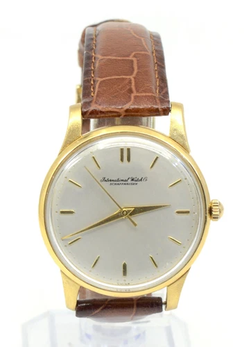 Men's Vintage IWC Schaffhausen 18K Yellow Gold watch Ref.1963 automatic 35mm