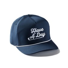 NEW Breezy Golf "Have A Day" Rope Navy Snapback Golf Hat/Cap