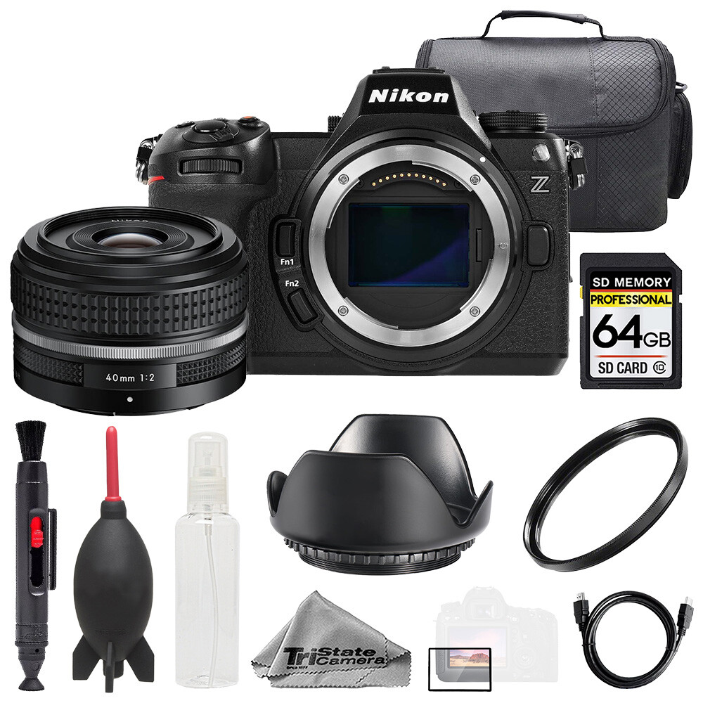 Nikon Z6 III + Z 40mm f/2 (SE) Lens +64GB + Bag+ UV Filter- Basic Kit