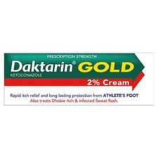 Image of Daktarin Gold Cream 2% 15g ( Athlete's foot, Dhobi itch & Infected sweat rash)