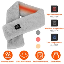 Rechargeable Heated Scarves Blanket with Battery Pack Neck Heating Pad