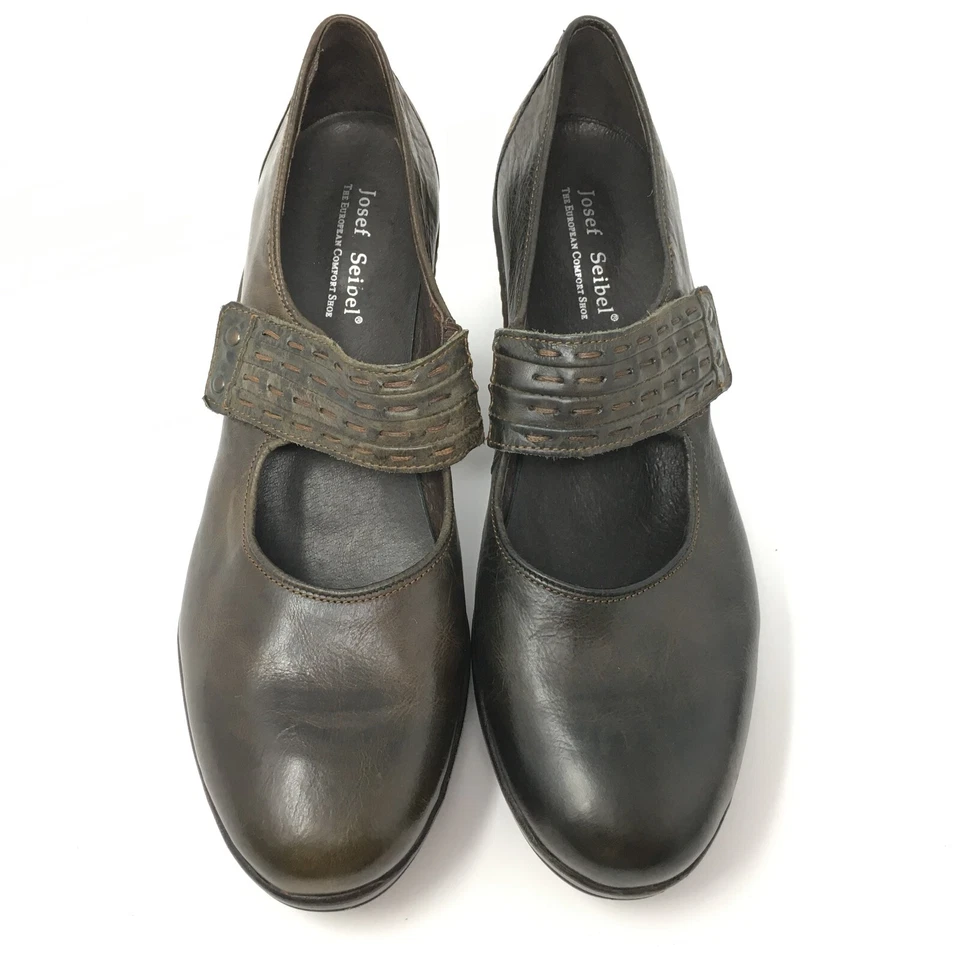 Новый Josef Seibel Vivien насос каблуки туфли женский размер 10-10,5 США 41 ЕС коричневый - Изображение 4 из 4