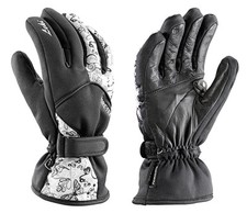  110 Leki Womens Butterfly Goatskin Leather Trigger Goretex Ski Gloves Ladies