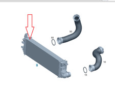 Ladeluftkühler Mercedes-Benz original V-Klasse 447 A4475011301