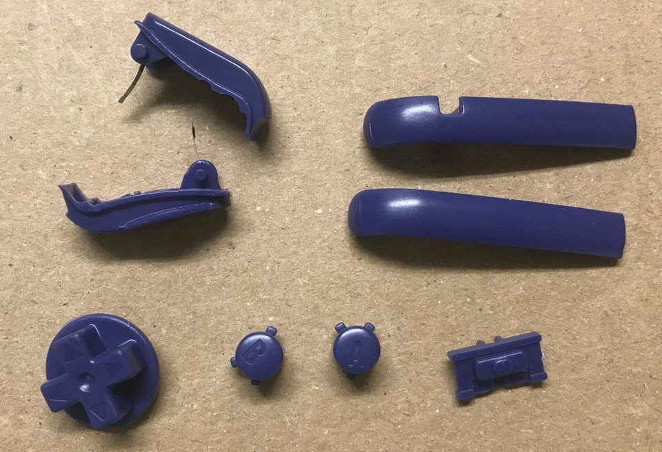 GBA Nintendo Game Boy Advance BLACK Replacement Housing SHELL Screen BUTTONS! - Image 2 of 2