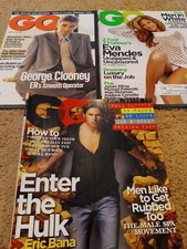 GQ Magazine March 1995 George Clooney June 2003 Eva Mendes 2 Fast 2 Furious's
