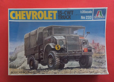 1/35 Italeri 233, CHEVROLET  15-CWT TRUCK