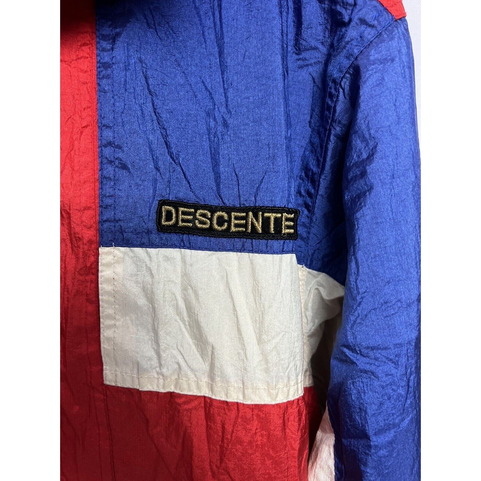 Vtg 80s 90s Ski Jacket Descente snow coat Apres Color Block Gaper USA Mens M
