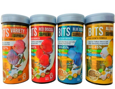 Boost Bits Discus Supreme Pompadour Color Enchancer Premium Tropical Fish Food