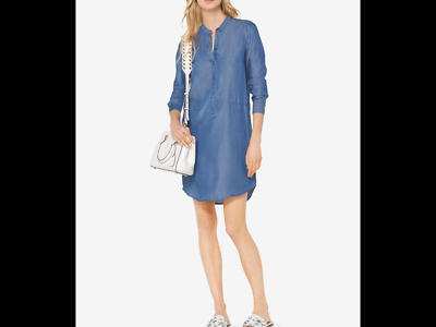 chambray shirt dress petite JAGGER CHAMBRAY DRESS - PETITE, L