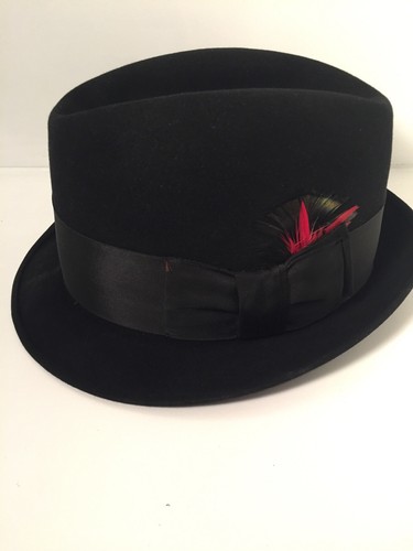 Stetson Company 3x Beaver Fedora Black 